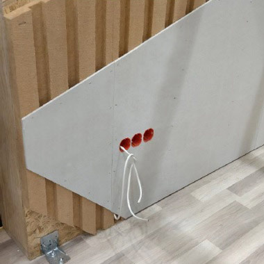 Fibre di legno FiberTherm Install per livelli di installazione a parete