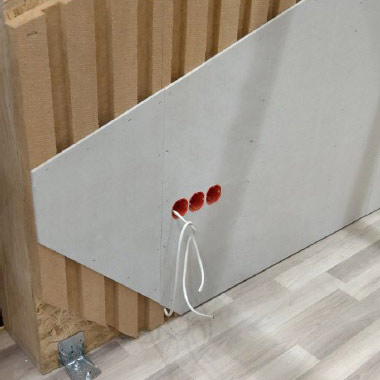 Fibre di legno FiberTherm Install per livelli di installazione a parete