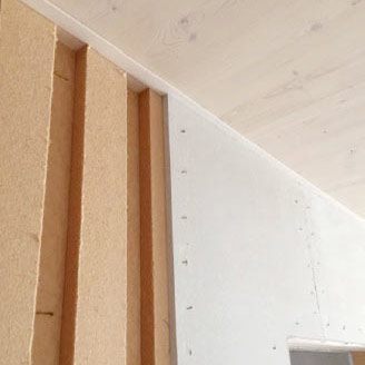 Fibre di legno FiberTherm Install per livelli di installazione a parete