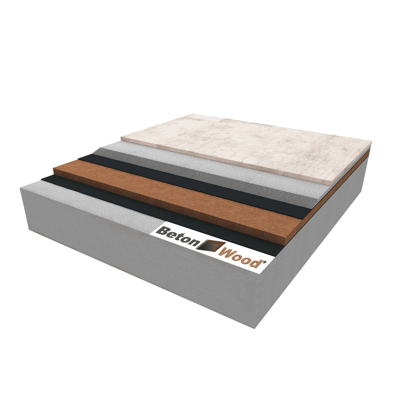 Massetto con fibre di legno Universal sotto calcestruzzo